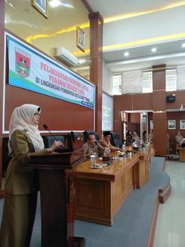 Khazanah Arsip Sekretariat Berupa Dokumentasi (Foto) Tahun 2020 tentang Sumpah Jabatan