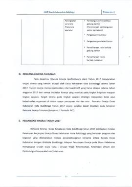 16. RENCANA KINERJA DAN PERJANJIAN KINERJA