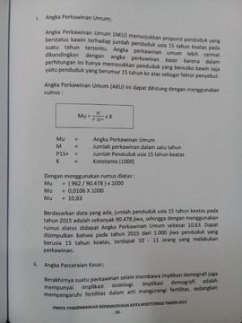 Khazanah arsip   halaman 22  dari BAB III. Angka Perkawinan Umur