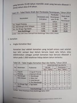 Khazanah arsip   halaman 3 dari BAB IV./ Tabel 25: Tabel Rasio Anak dan Penduduk Perempuan, Tahun 2014