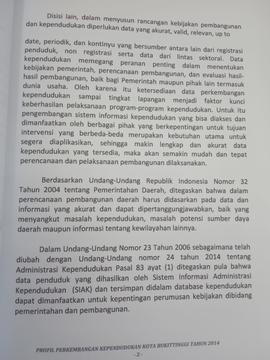 Khazanah arsip   lembar kedua dari BAB I Pendahuluan.