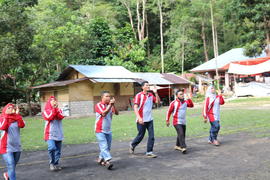 khazanah arsip foto acara Family  gathering  Disdukcapil, Januari 2018. di Harau 50 Kota.