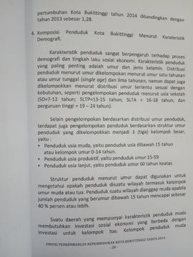 Khazanah arsip  halaman 11  dari BAB III, Kuantitas Penduduk, Komposisi Penduduk Kota Bukittinggi...