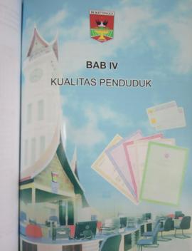 Khazanah arsip  Cover BAB IV. Kualitas Penduduk.