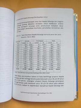 Khazanah arsip   halaman 35 dari BAB III, Karakteristik Kepala Keluarga berdasarkan Umur.