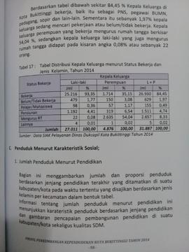 Khazanah arsip  halaman 45 dari BAB III, Kuantitas Penduduk, Penduduk menurut Karakteristik Sosial.