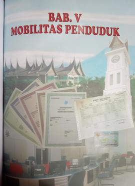 Khazanah arsip  Cover BAB V. Mobilitas Penduduk.