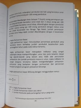 Khazanah arsip   halaman 26 dari BAB III, Angka Perkawinan Kasar.