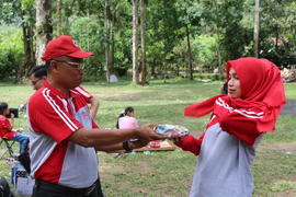 khazanah arsip foto acara Family  gathering  Disdukcapil, Januari 2018. di Harau 50 Kota.