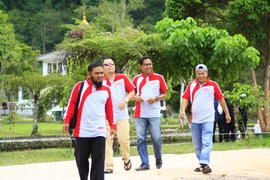 khazanah arsip foto acara Family  gathering  Disdukcapil, Januari 2018. di Harau 50 Kota.