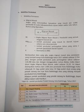 Khazanah arsip  BAB V Mobilitas Penduduk.