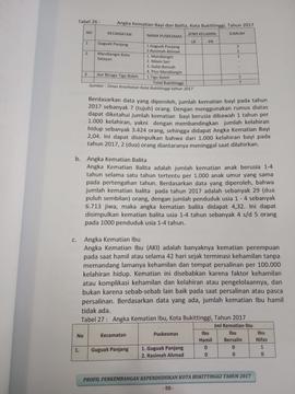 Khazanah arsip halaman 3  dari BAB IV / Tabel 26 :  Angka Kematian Bayi dan Balita.