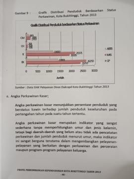 Khazanah arsip  halaman ke 26  dari BAB III, Gambar 9 : Grafik distribusi Penduduk berdasarkan st...