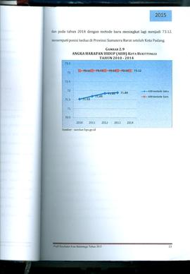 Khazanah Arsip Profil Kesehatan Kota Bukittinggi Tahun 2015 (Lembar 38)