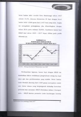 Khazanah Arsip Profil Kesehatan Kota Bukittinggi Tahun 2017 (lembar 51)