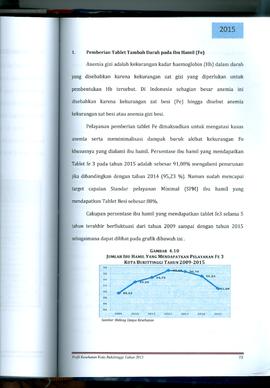 Khazanah Arsip Profil Kesehatan Kota Bukittinggi Tahun 2015 (Lembar 87)