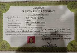 SERTIFIKAT PKL III