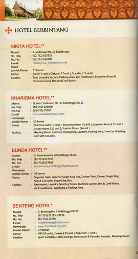 Booklet Panduan Wisata Kota Bukittinggi Tahun 2013 16