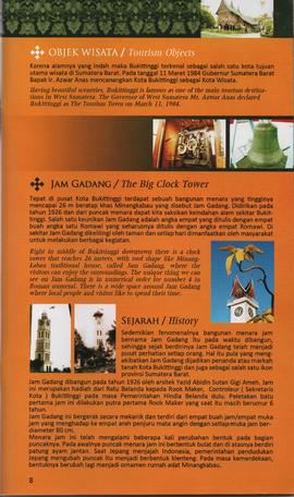 Booklet Panduan Wisata Kota Bukittinggi Tahun 2013 5