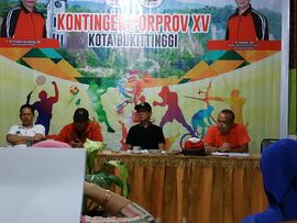 Kegiatan Porprov XV Tahun 2018 Kontingen Kota Bukittinggi di Kabupaten Padang Pariaman 17