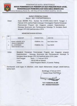 SPT mengikuti perencanaan program dan anggaran kependudukan dan KB