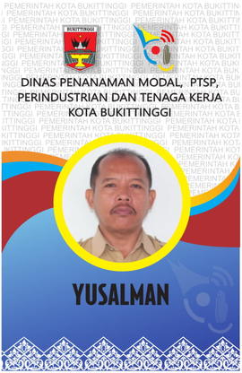 Kepala UPTD Kerajinan Industri ( Yusalman, S.Sos )