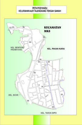 Peta Posyandu  Kelurahan Aur Tajungkang Tengah Sawah Kecamatan Guguk Panjang Kota Bukittinggi