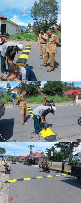 PEMASANGAN RUBBER SPEED DI KELURAHAN KUBU TANJUNG