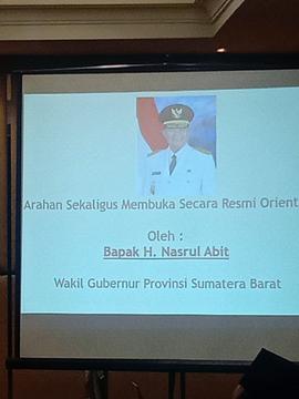Bimtek Orientasi /Pembekalan Anggota DPRD Kota Bukittinggi periode 2019-2024