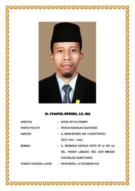 H.SYAIFUL EFENDI,Lc.MA